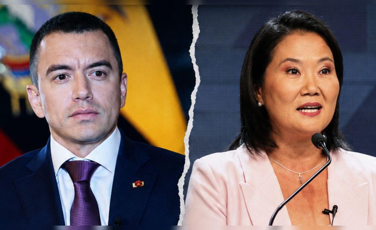 Fujimori propone adoptar estrategia de seguridad de Noboa pese a críticas