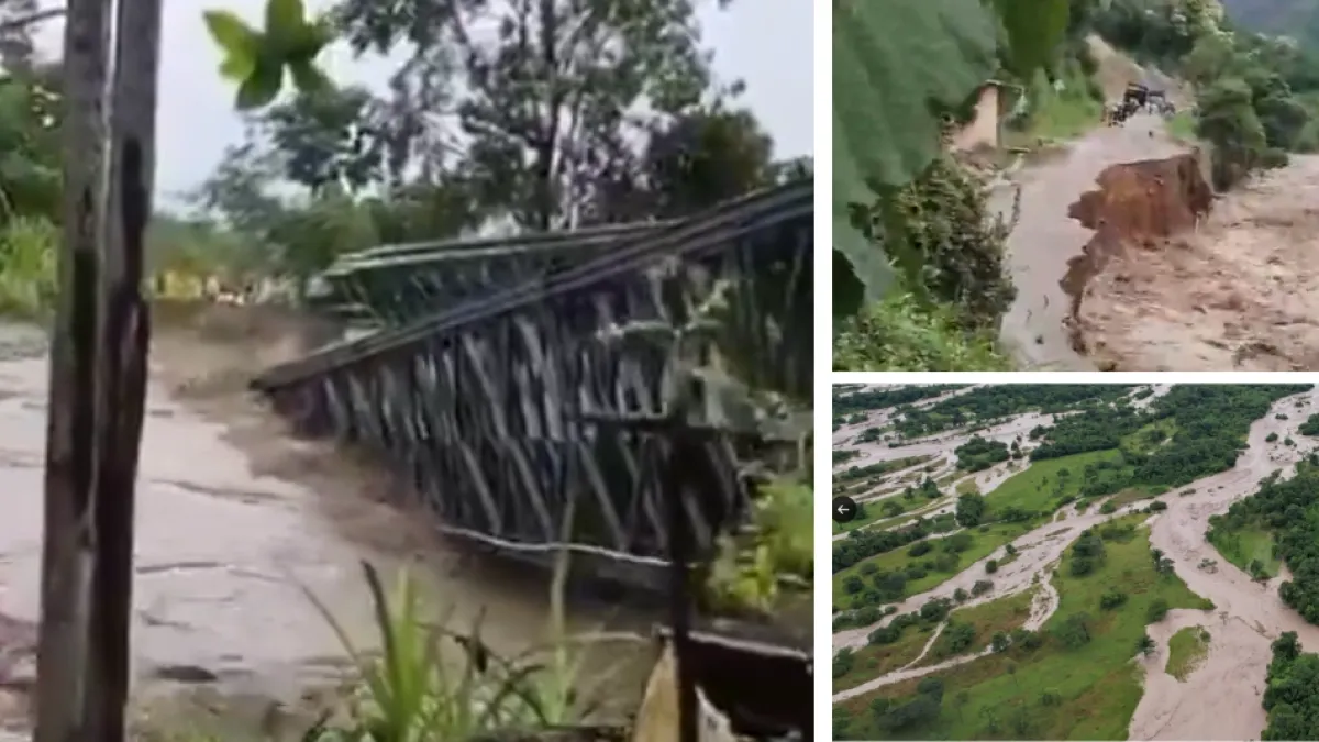Lluvias intensas y crecientes súbitas dejan a Arauca incomunicada por el colapso de puentes