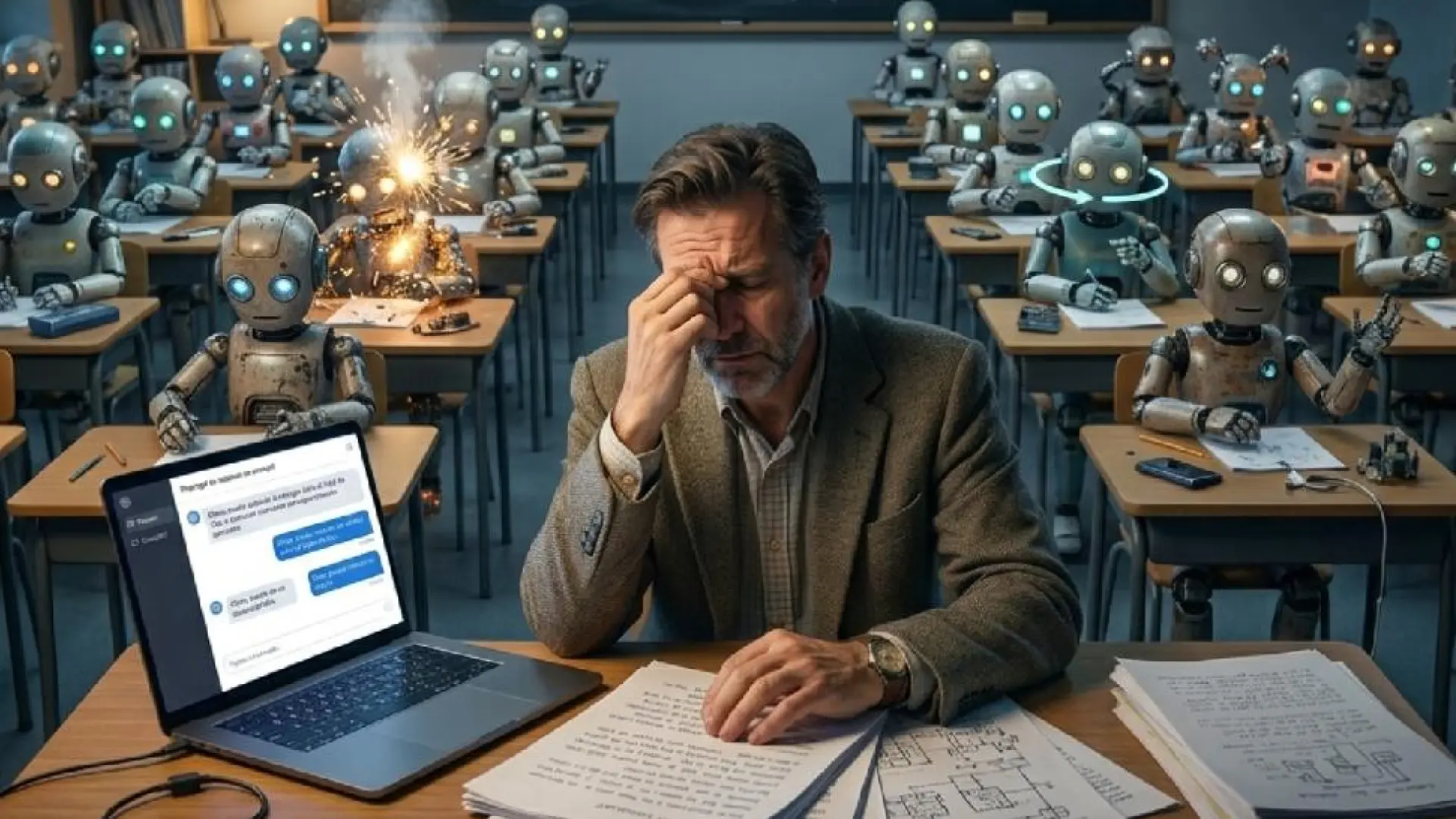 Alumnos de universidad usan IA para exámenes: profesor denuncia crisis de valores
