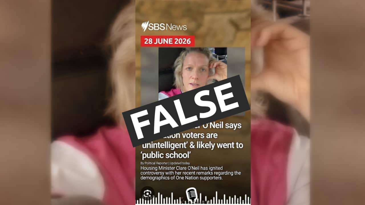 SBS News confirms fake story falsely claims Labor minister insulted One Nation voters