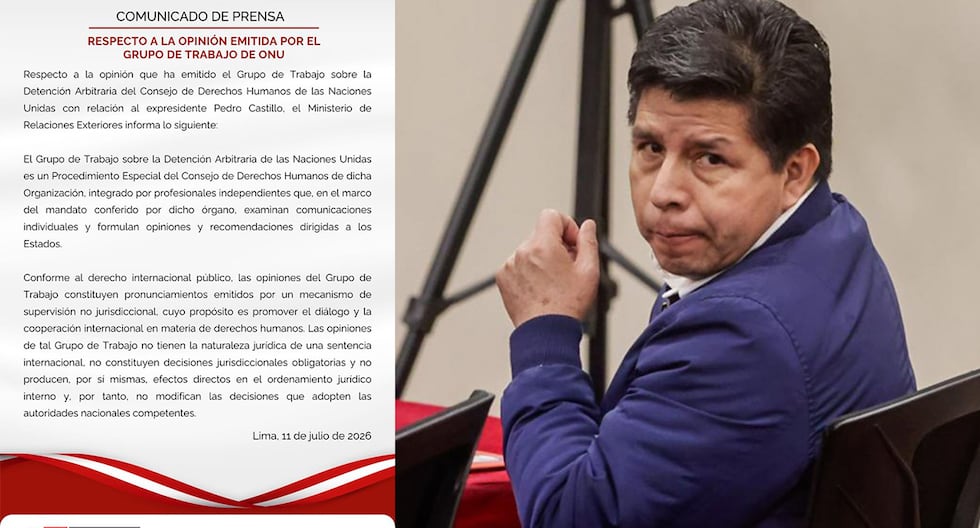 Gobierno peruano aclara que opinión de la ONU no tiene carácter vinculante