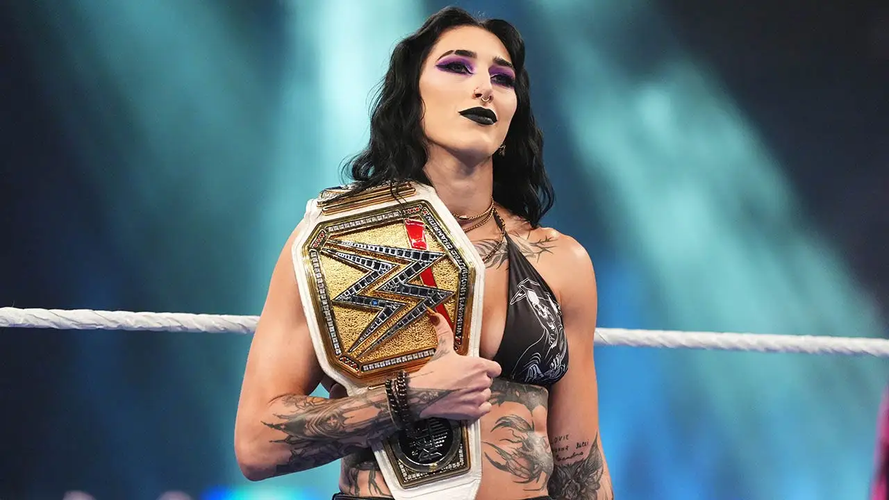 WWE Champion Rhea Ripley discusses meniscus injury and recovery progress