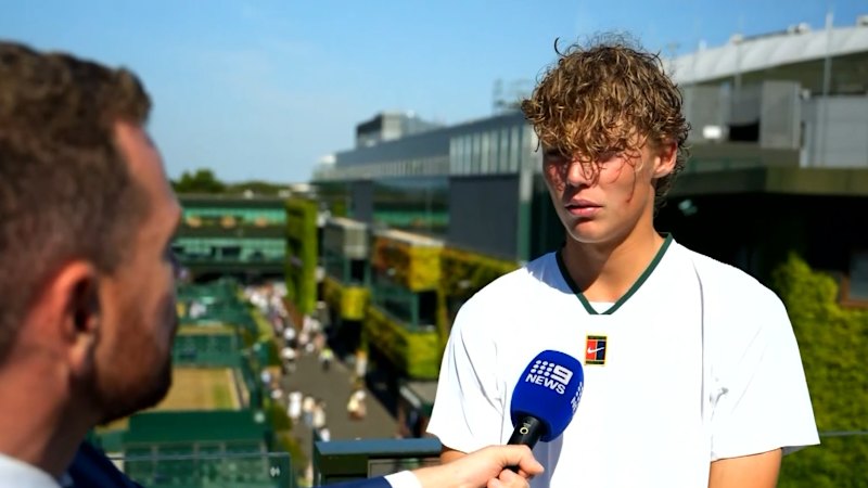 Young Aussie Hewitt falls short in Wimbledon boys' final