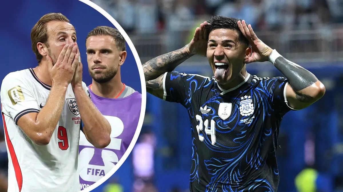 Argentina advances to World Cup final with late goal against England
