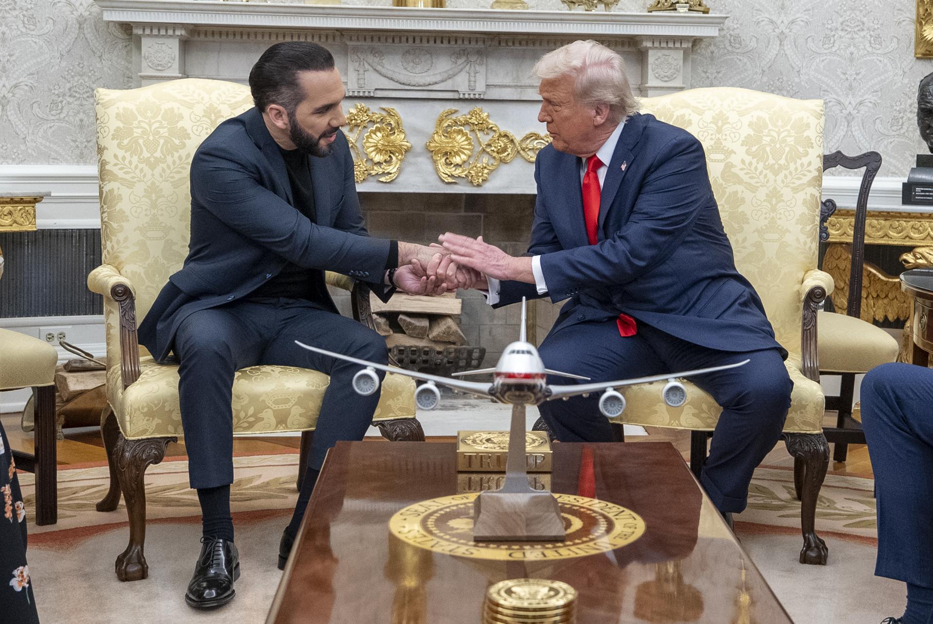 Cooperación entre Trump y Bukele en temas de seguridad y migración