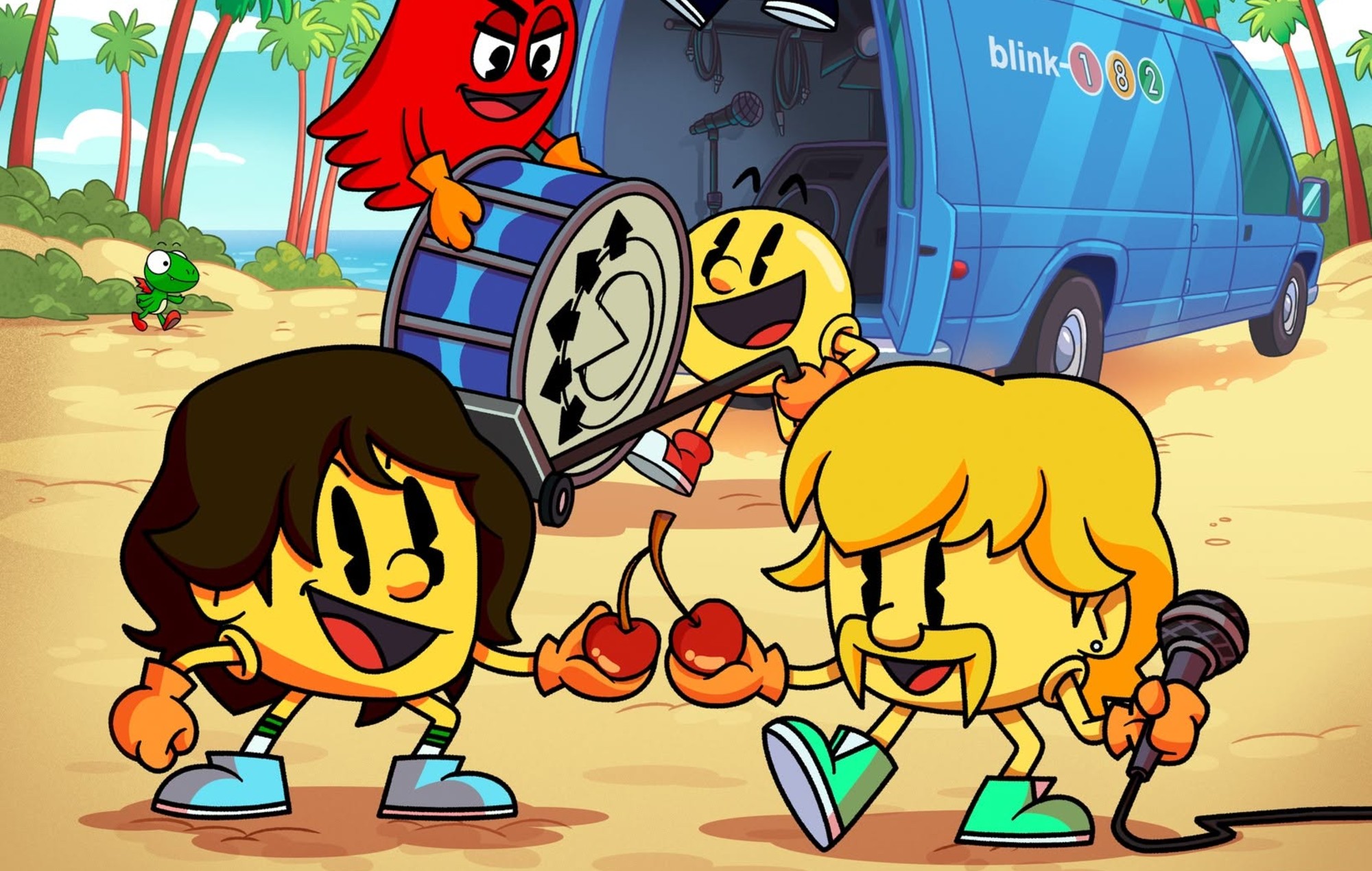 Blink-182 and Pac-Man Collaborate for 25th Anniversary of 'Take Off Your Pants And Jacket'
