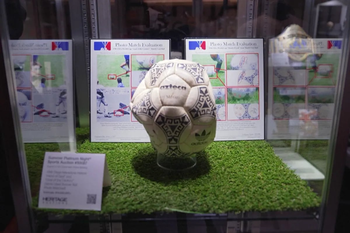 Argentina's World Cup Return and the Auction of the 'Hand of God' Ball