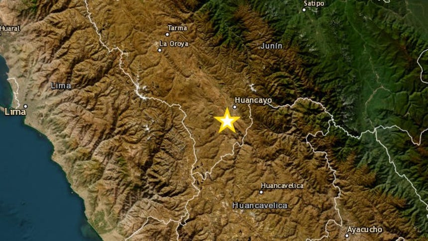Sismo de 5.1 grados sacude Chupaca en Junín