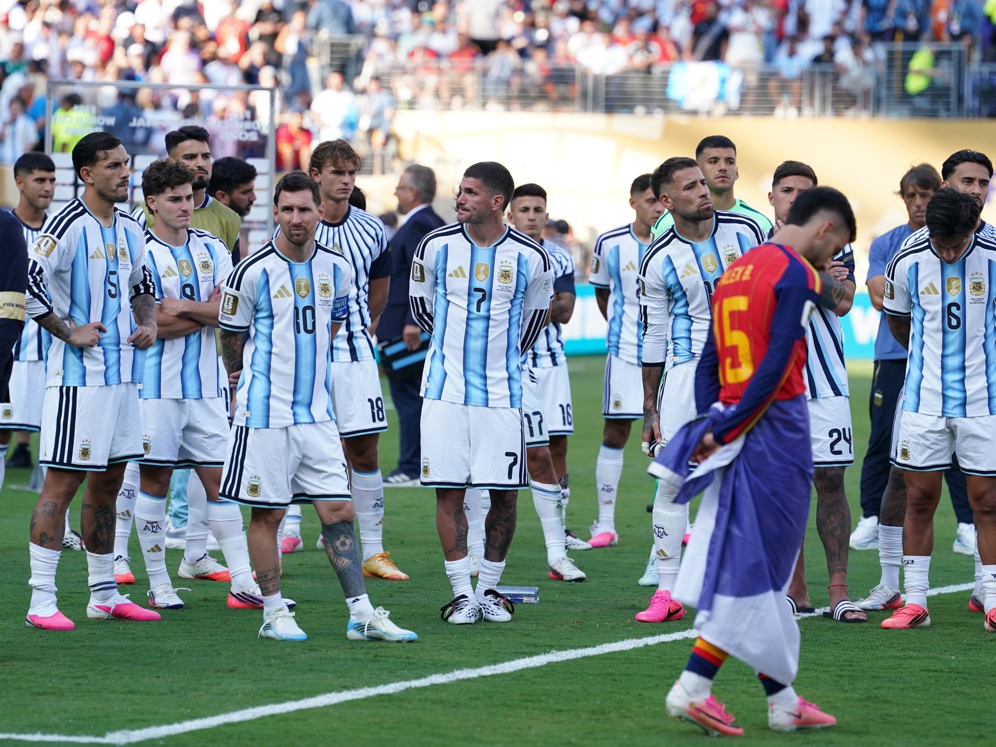 La Argentina se acercó al bicampeonato mundial, pero no lo logró