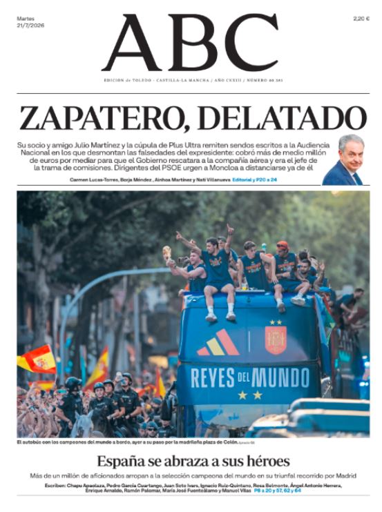 Portadas de prensa internacional destacan temas relevantes en Venezuela
