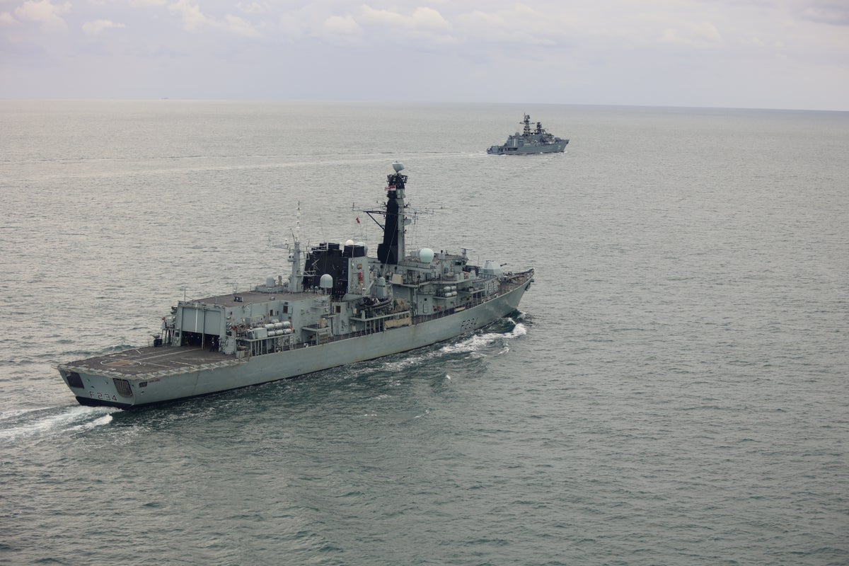 Russian Frigate Conducts Live-Fire Exercise Off UK Coast Amid Naval Monitoring