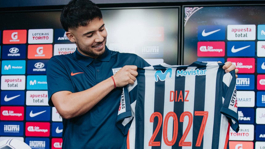 Alianza Lima ficha a Nicolás Díaz, hermano del seleccionado chileno y jugador más caro del club