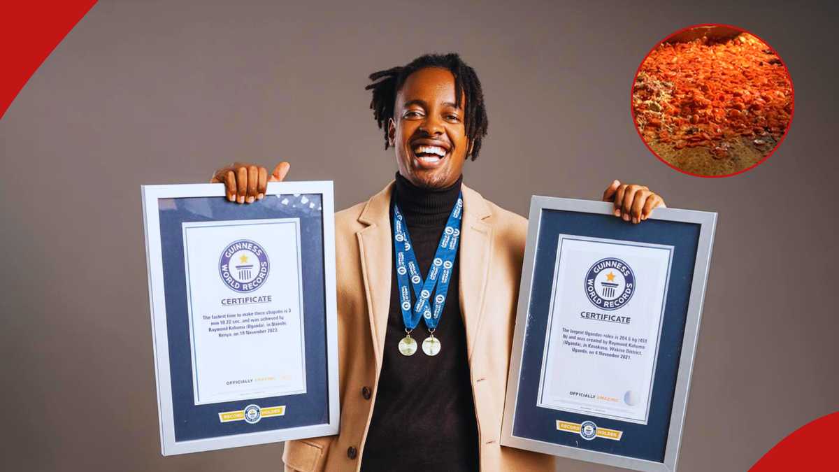 Raymond Kahuma Sets Guinness World Record for Largest Ugandan Rolex