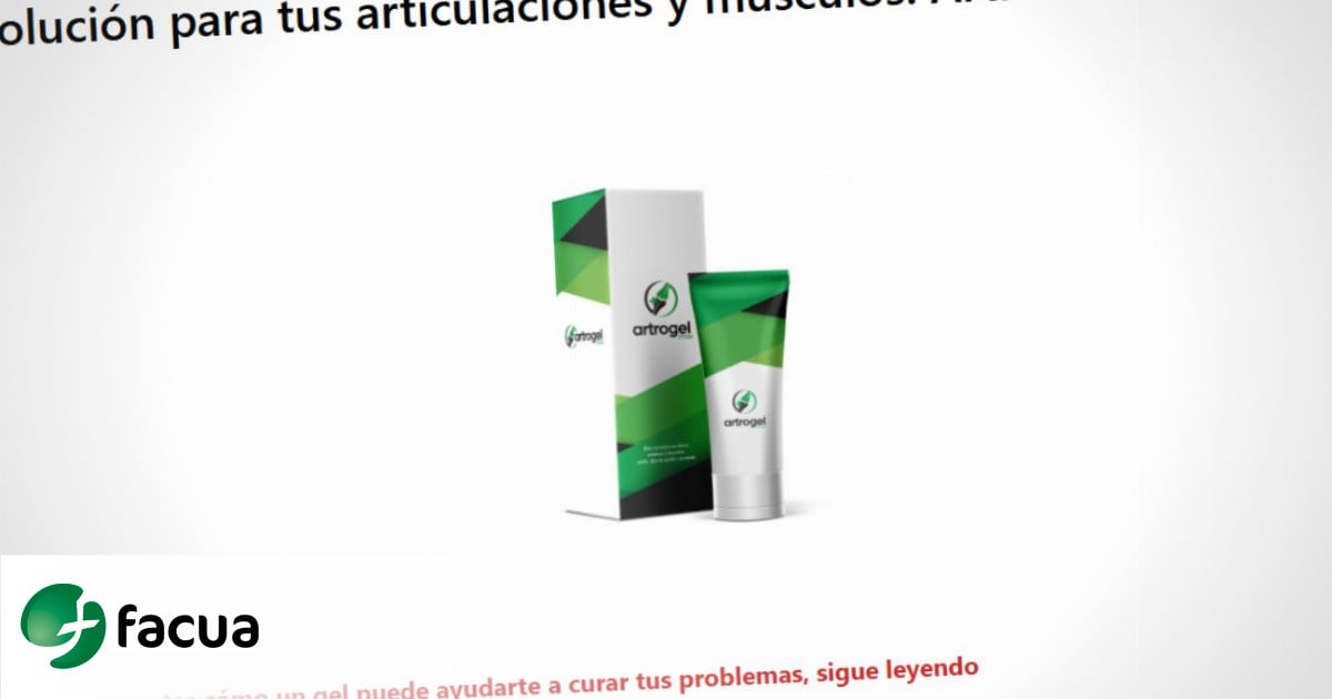 FACUA denuncia falsas promesas de una crema para articulaciones