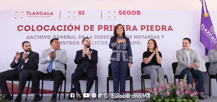 Tlaxcala Inicia Construcción de Nuevas Oficinas y Archivo Notarial con Inversión de 135 MDP