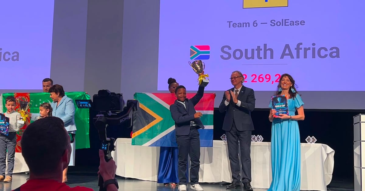 Gauteng boy's innovative shoe sole design wins international startup forum
