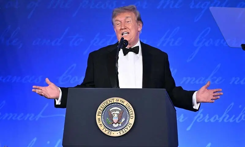 Trump's press gala speech highlights fake news rhetoric and 2028 presidential ambitions