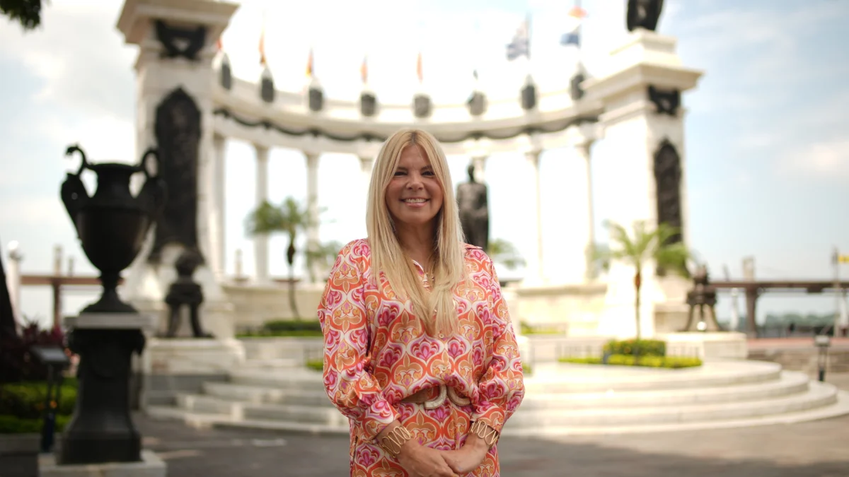 Cidinha de Weber impulsa el Malecón 2000 como lugar más feliz de Guayaquil