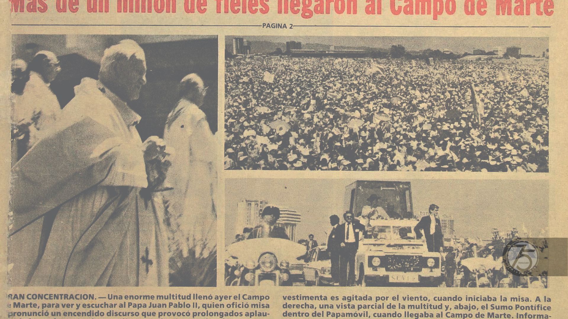 El Papa Juan Pablo II visita Guatemala en 1983, marcando un hito histórico