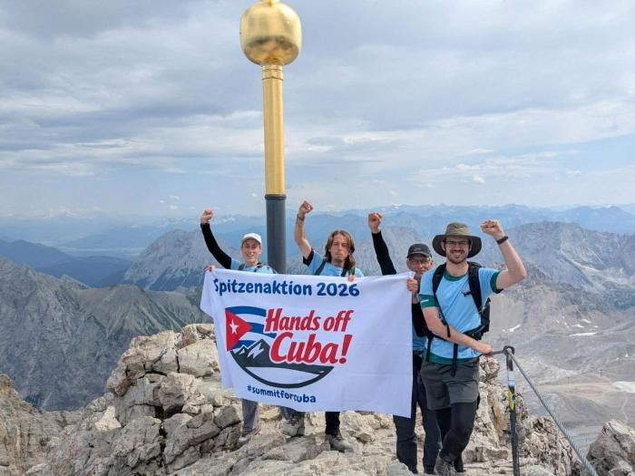Cubanos en Alemania denuncian bloqueo estadounidense en cumbre del Zugspitze