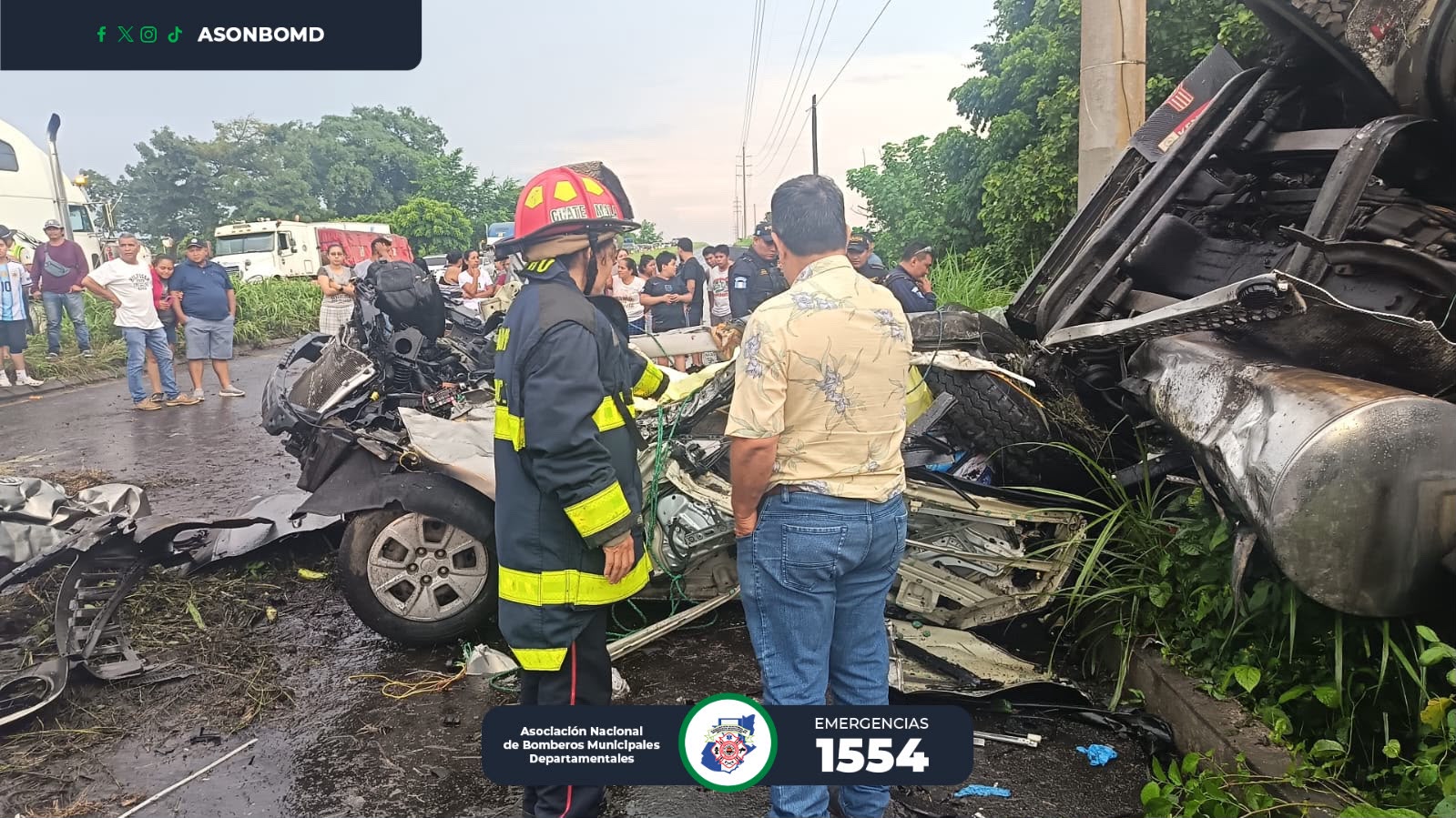 Accidente en carretera de Siquinalá deja cuatros muertos