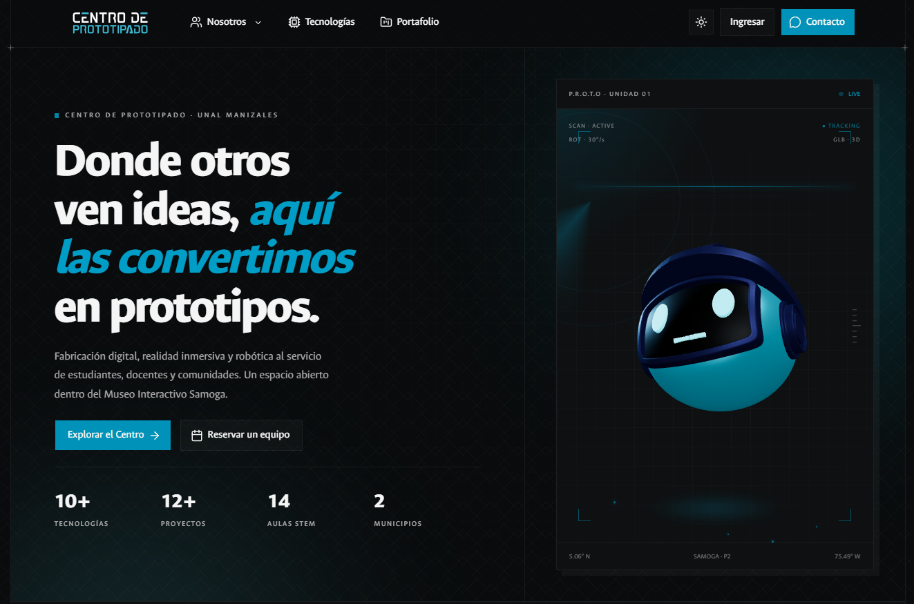 Institutional Website and Headless CMS preview