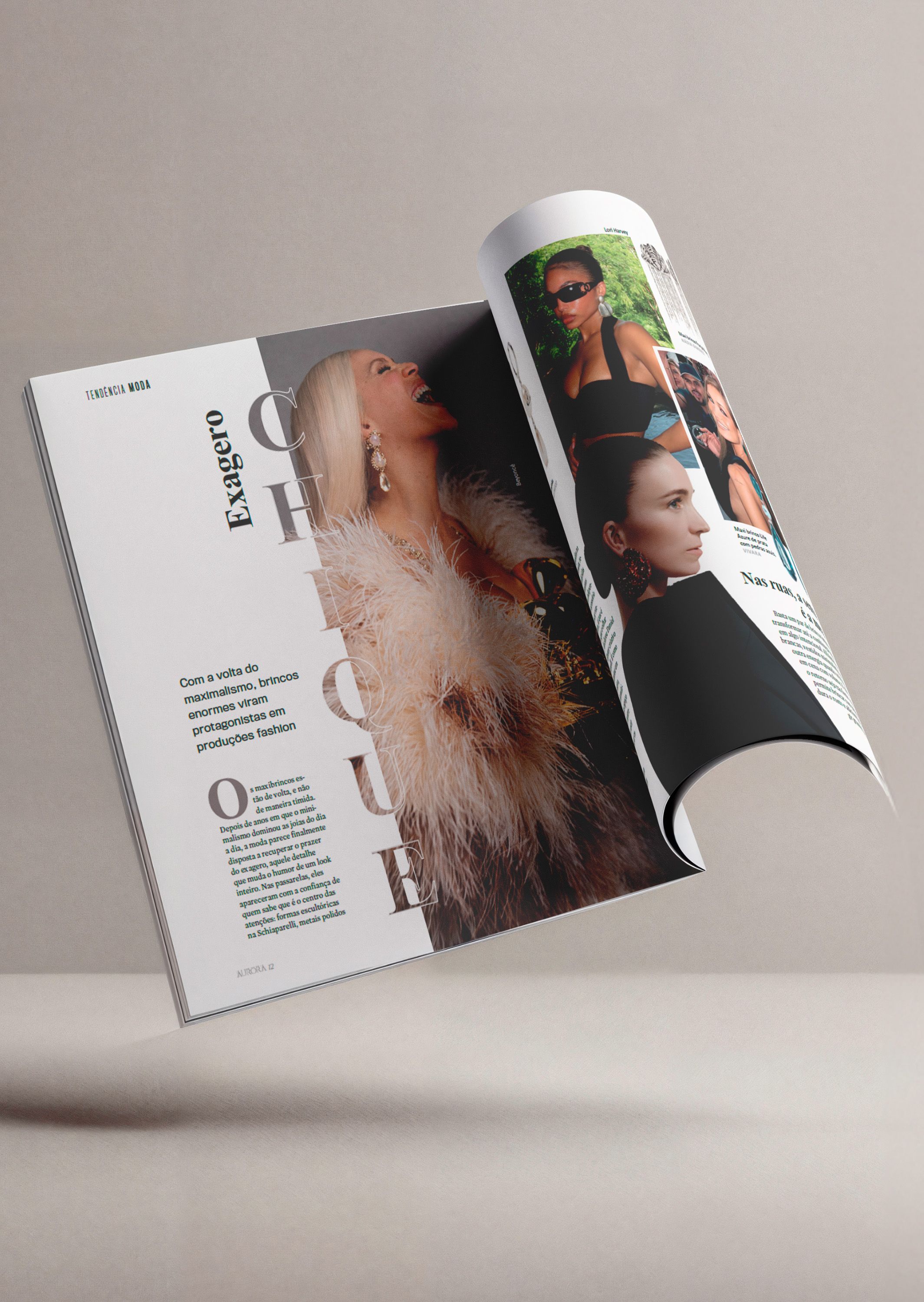 Revista Aurora impressa aberta