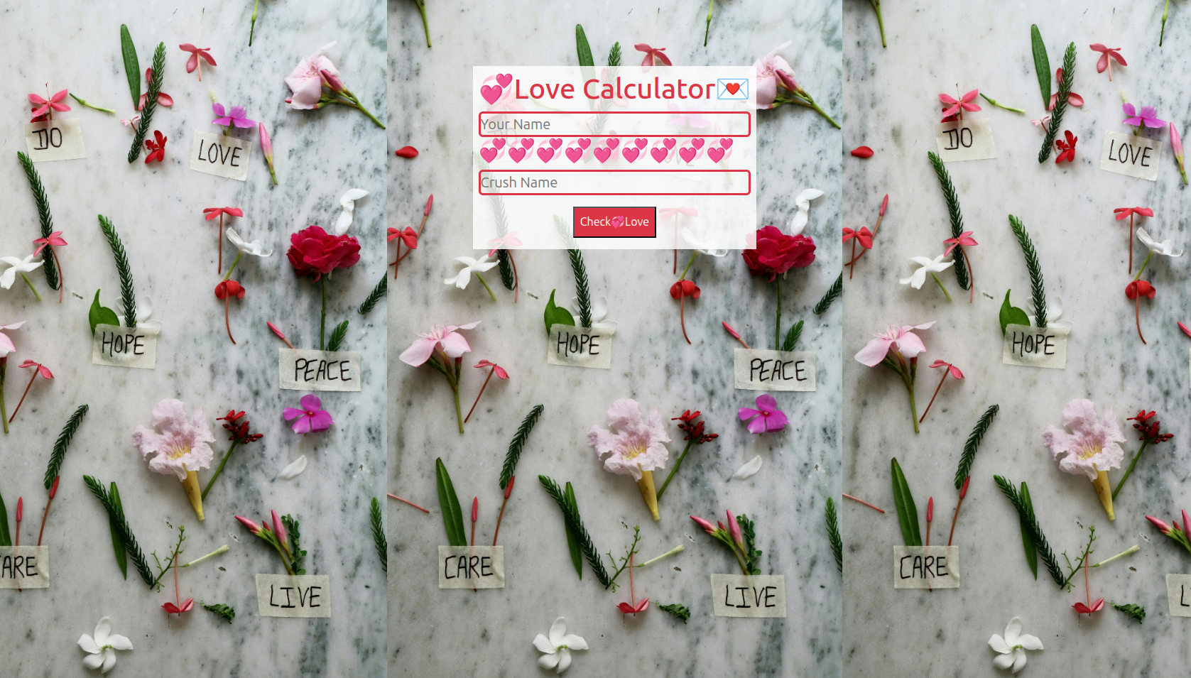 Love Calculator