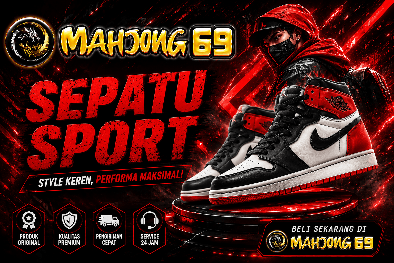 Sepatu Sport Premium