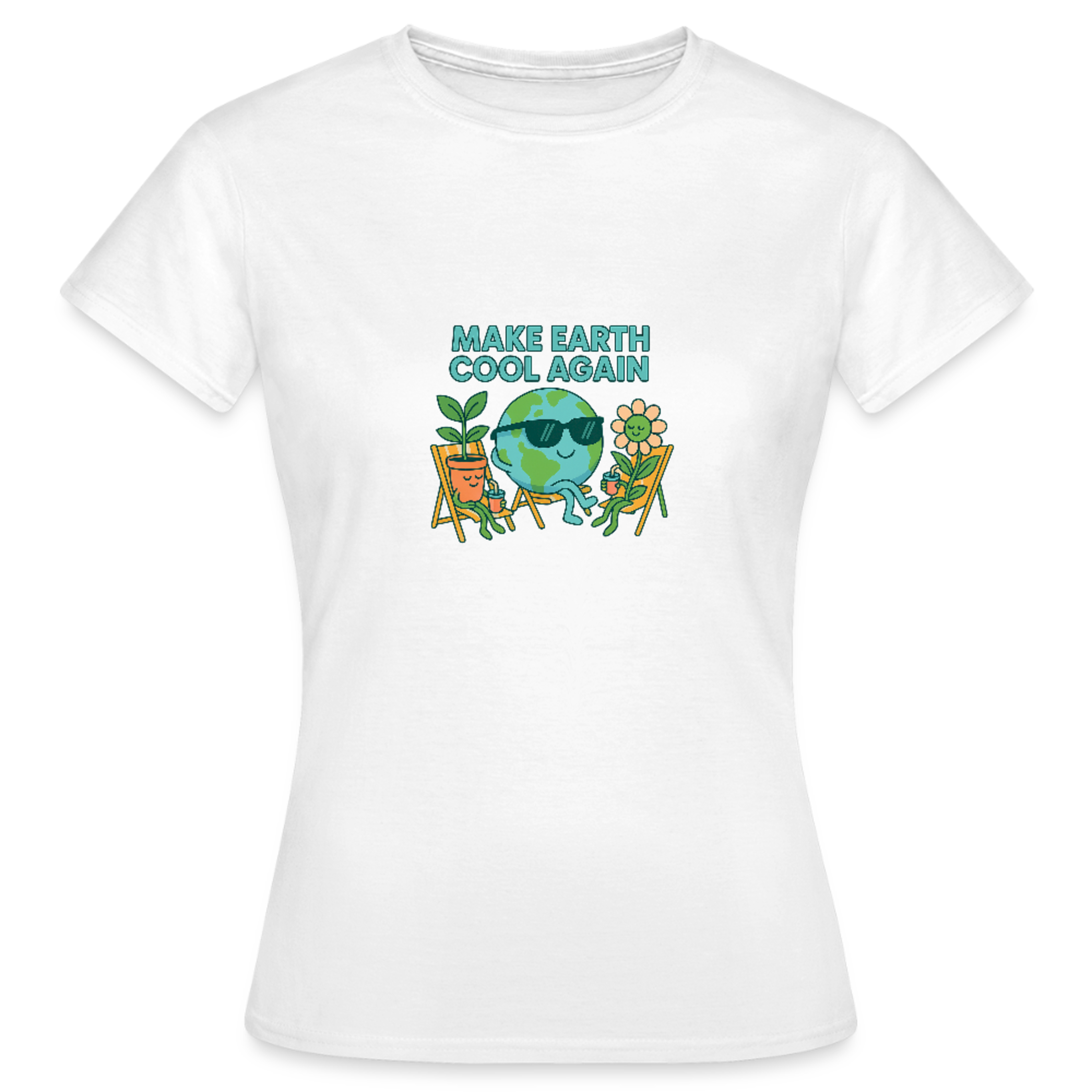 Frauen T-Shirt - Make Earth Cool Again view 1