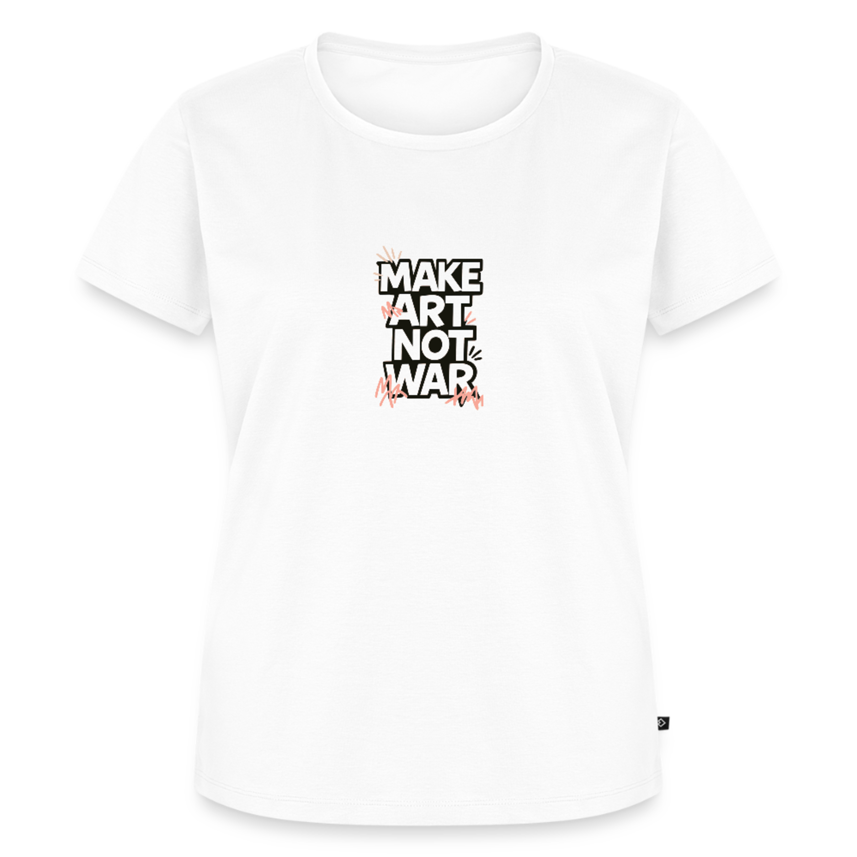 Frauen Premium T-Shirt - Make Art Not War view 1