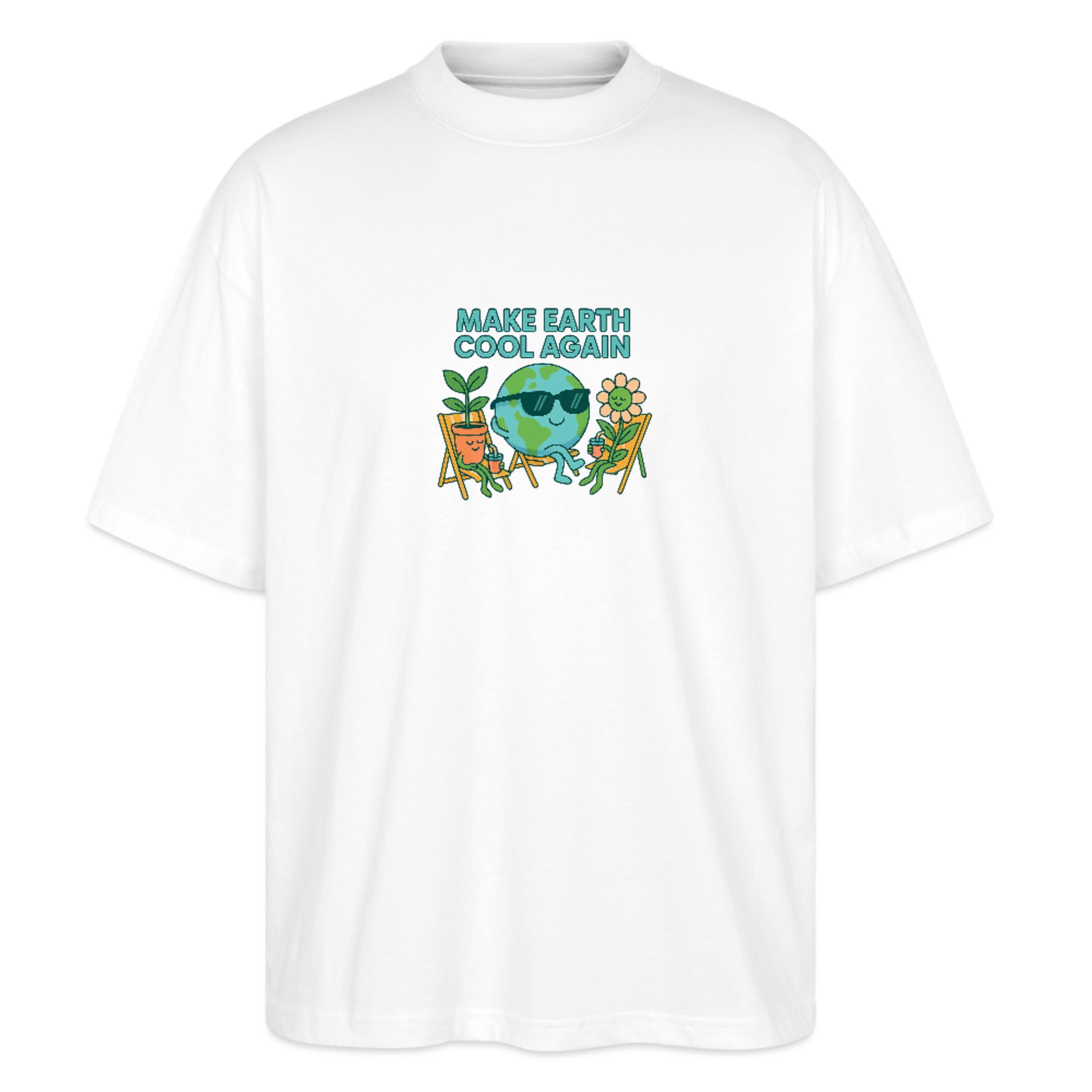 Oversized Unisex T-Shirt - Make Earth Cool Again view 1