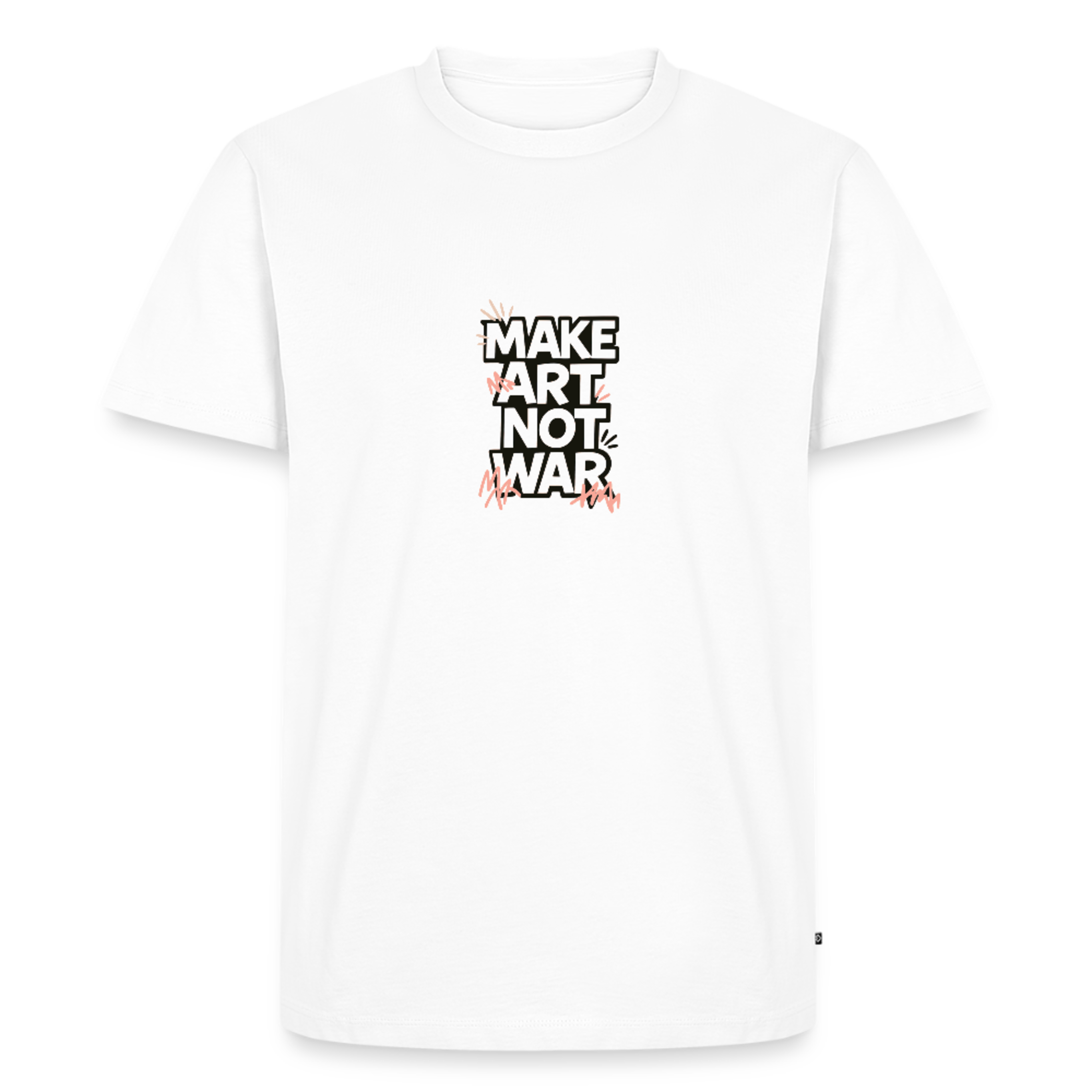 Männer Premium T-Shirt - Make Art Not War view 1
