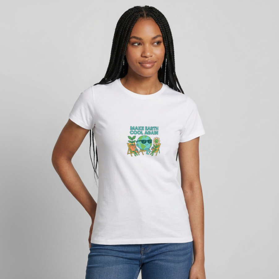 Frauen T-Shirt - Make Earth Cool Again view 2