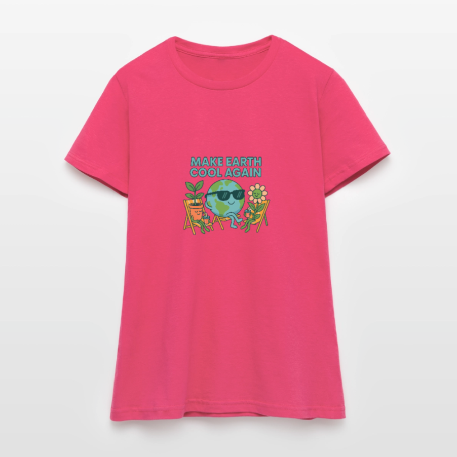 Frauen T-Shirt - Make Earth Cool Again view 3