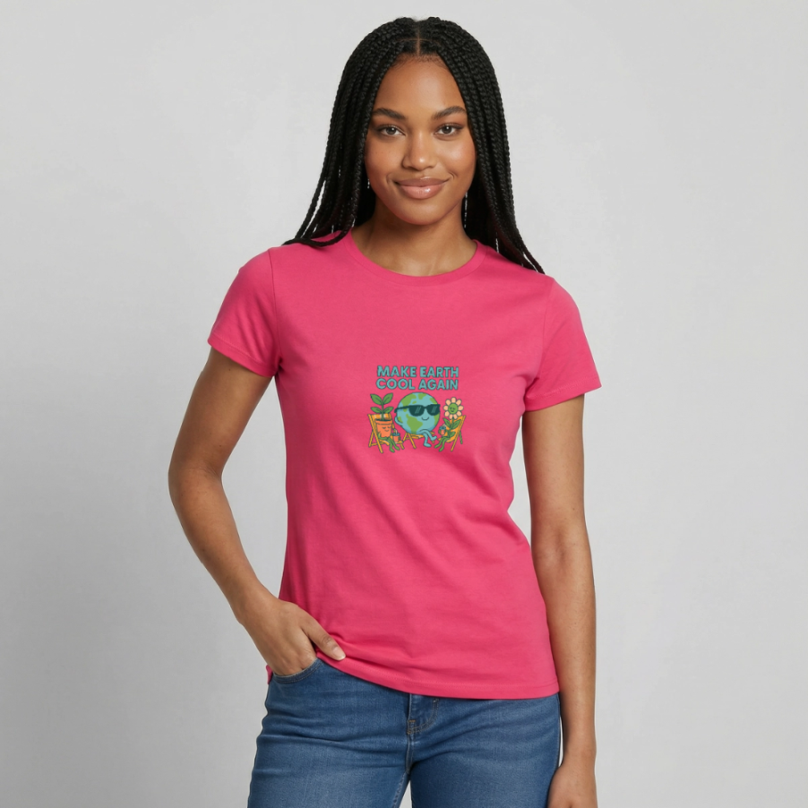 Frauen T-Shirt - Make Earth Cool Again view 2