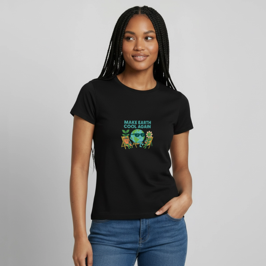 Frauen T-Shirt - Make Earth Cool Again view 2