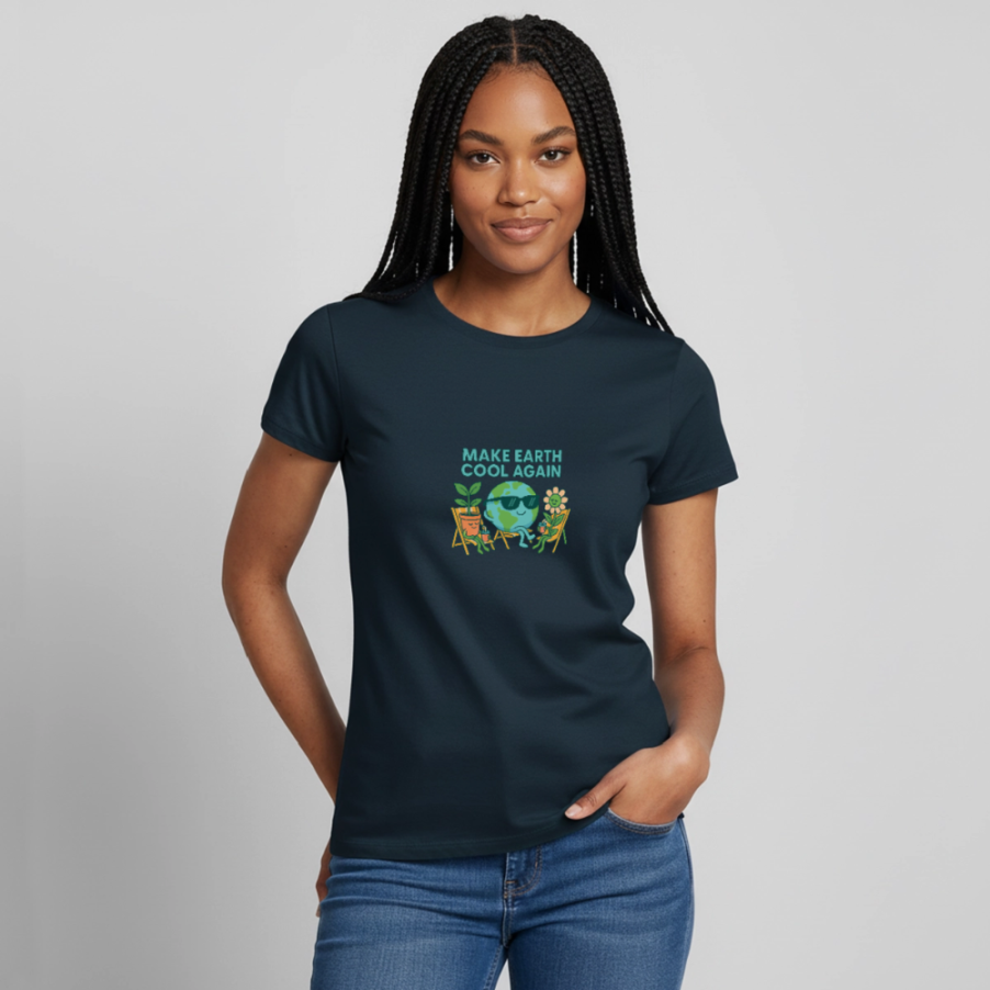 Frauen T-Shirt - Make Earth Cool Again view 2