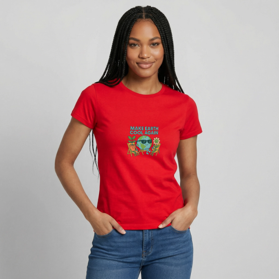 Frauen T-Shirt - Make Earth Cool Again view 2