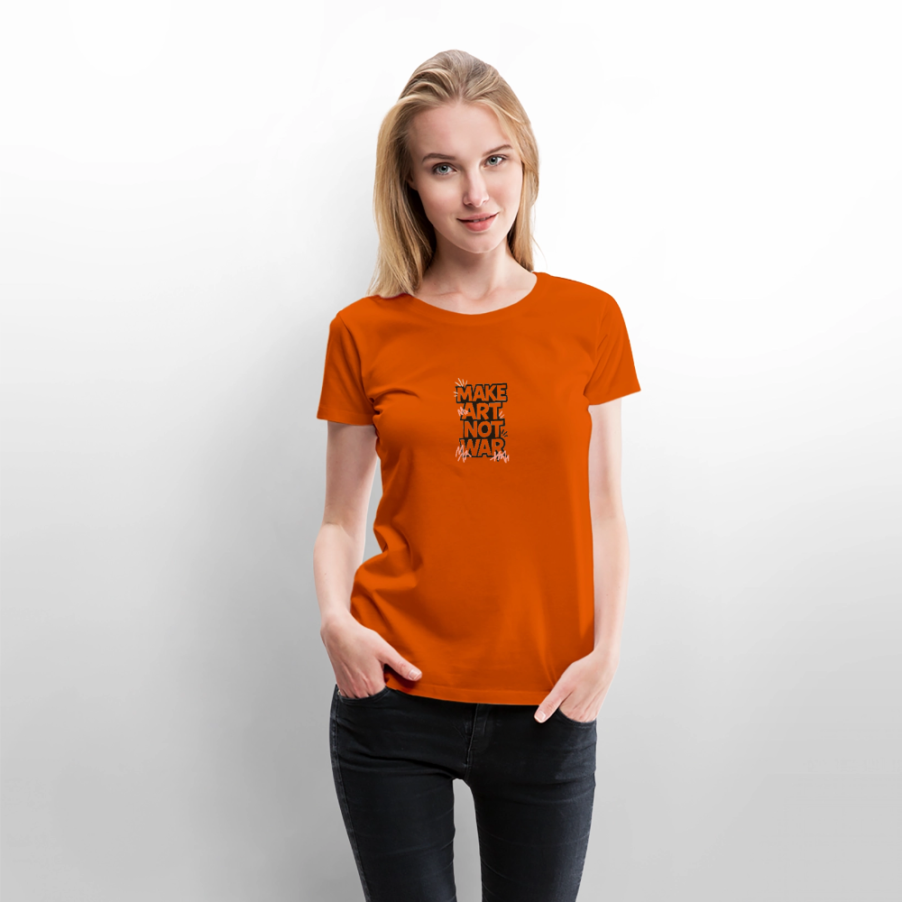 Frauen Premium T-Shirt - Make Art Not War view 2