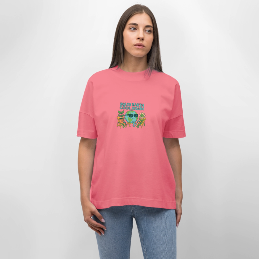 Oversized Unisex T-Shirt - Make Earth Cool Again view 4
