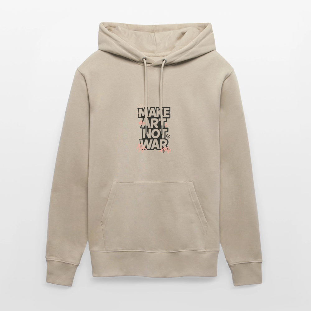 Unisex Bio-Hoodie - Make Art Not War  view 3