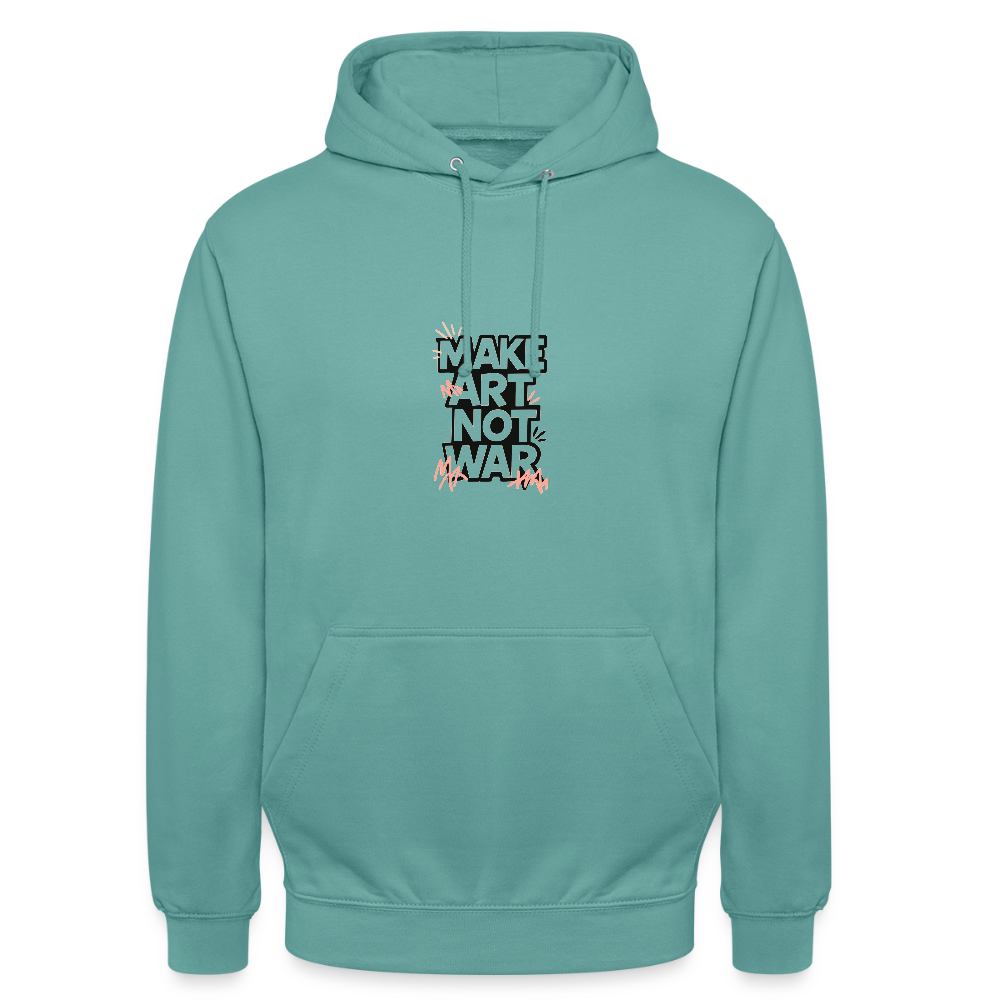 Organic Relaxed Crew Neck - Make Art Not War view 1