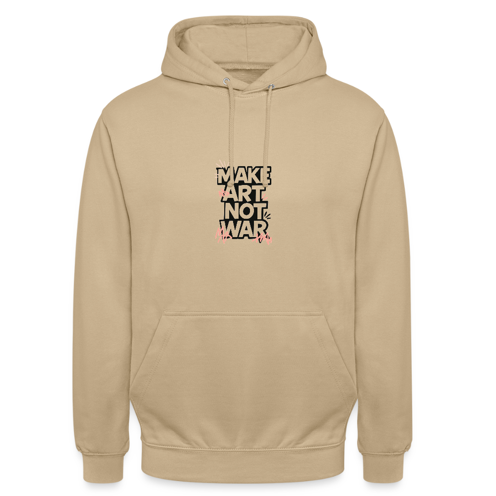 Organic Relaxed Crew Neck - Make Art Not War view 1