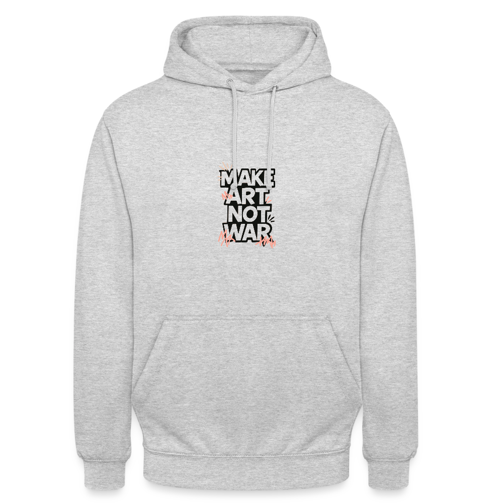 Organic Relaxed Crew Neck - Make Art Not War view 1