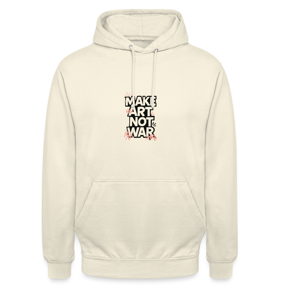 Organic Relaxed Crew Neck - Make Art Not War view 1