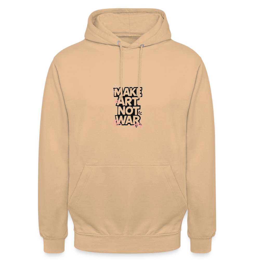 Organic Relaxed Crew Neck - Make Art Not War view 1