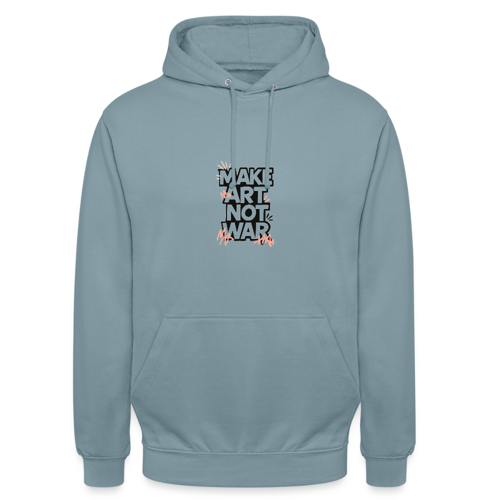 Organic Relaxed Crew Neck - Make Art Not War view 1