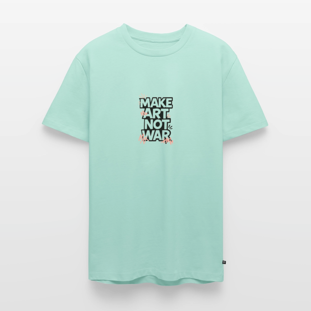 Männer Premium T-Shirt - Make Art Not War view 2