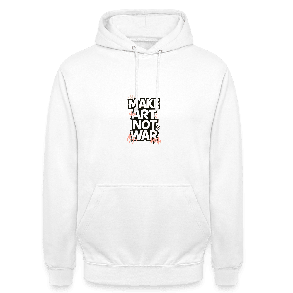Organic Relaxed Crew Neck - Make Art Not War view 1